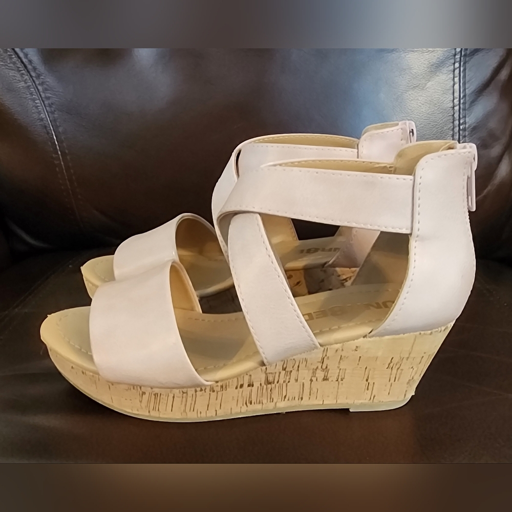 🇺🇸 Girl's Wedge Sandals, Size 1.5